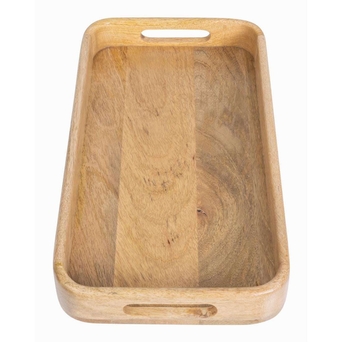 Olympia Mango Wood Deep Sided Rectangular Tray 230x430mm