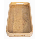 Olympia Mango Wood Deep Sided Rectangular Tray 230x430mm