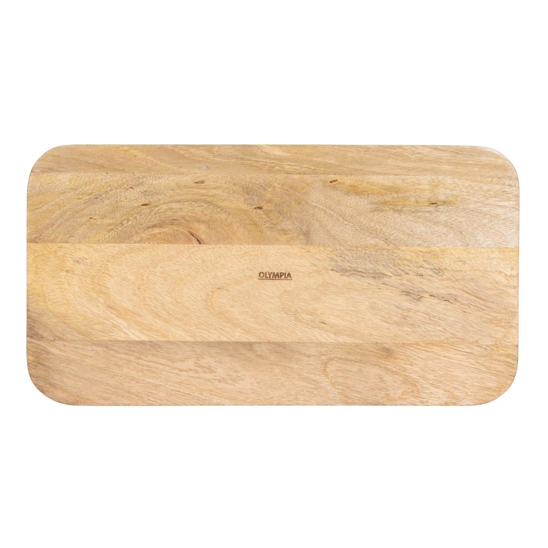 Olympia Mango Wood Deep Sided Rectangular Tray 230x430mm