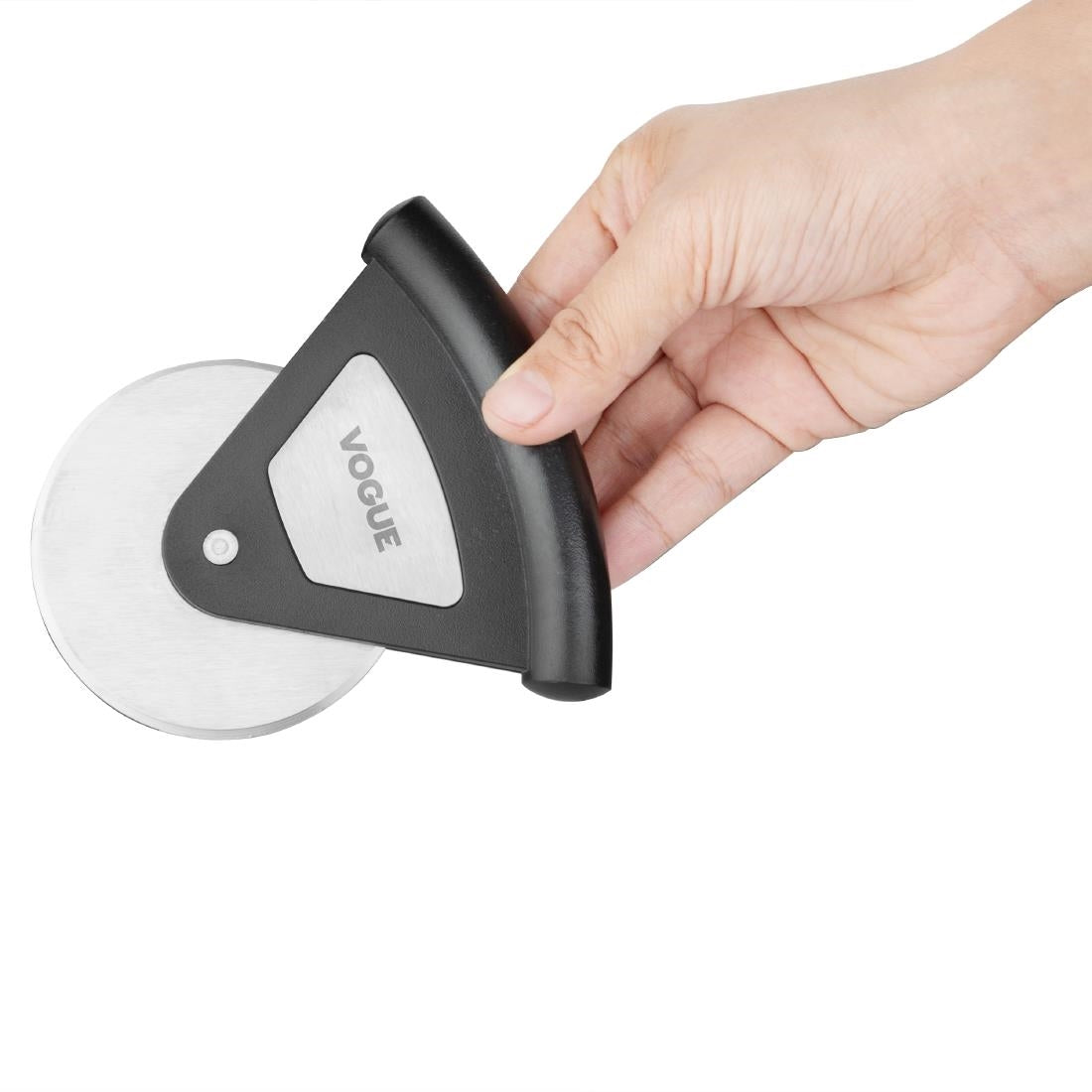 Vogue Stainless Steel Pizza Cutter Black