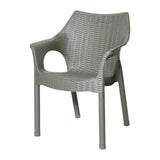 Bolero Elements Polypropylene Armchairs Olive Green (4 Pack)