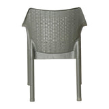 Bolero Elements Polypropylene Armchairs Olive Green (4 Pack)
