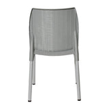 Bolero Elements Polypropylene Rattan Side Chairs Grey (4 Pack)
