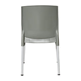 Bolero Elements Polypropylene Plain Side Chairs Olive Green (4 Pack)