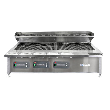 Synergy Grill Trilogy Nat Gas Chargrill with Garnish Rail & Slow Cook Shelf ST1500