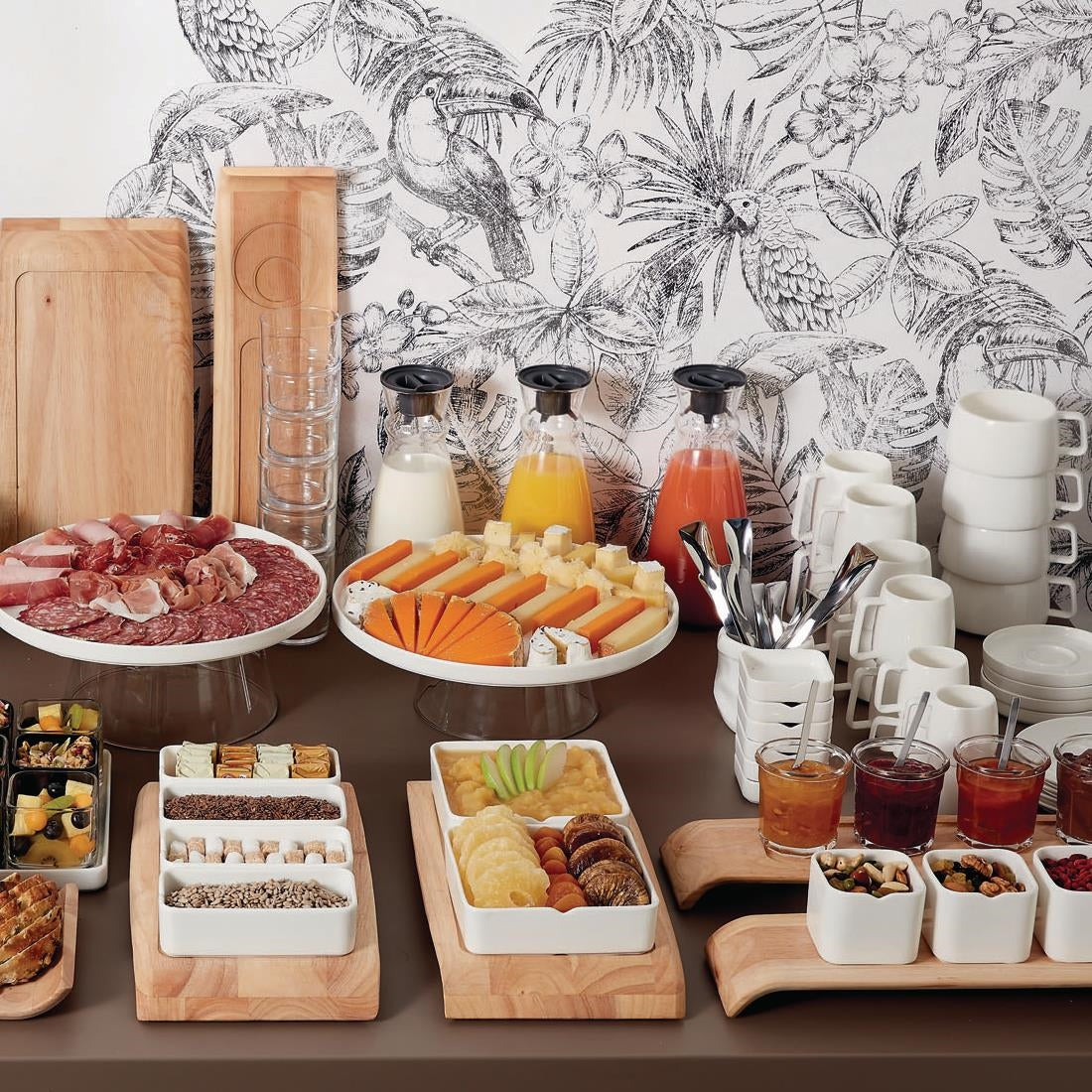 Arcoroc Fluid Carafes with Stopper 1Ltr (6 Pack)