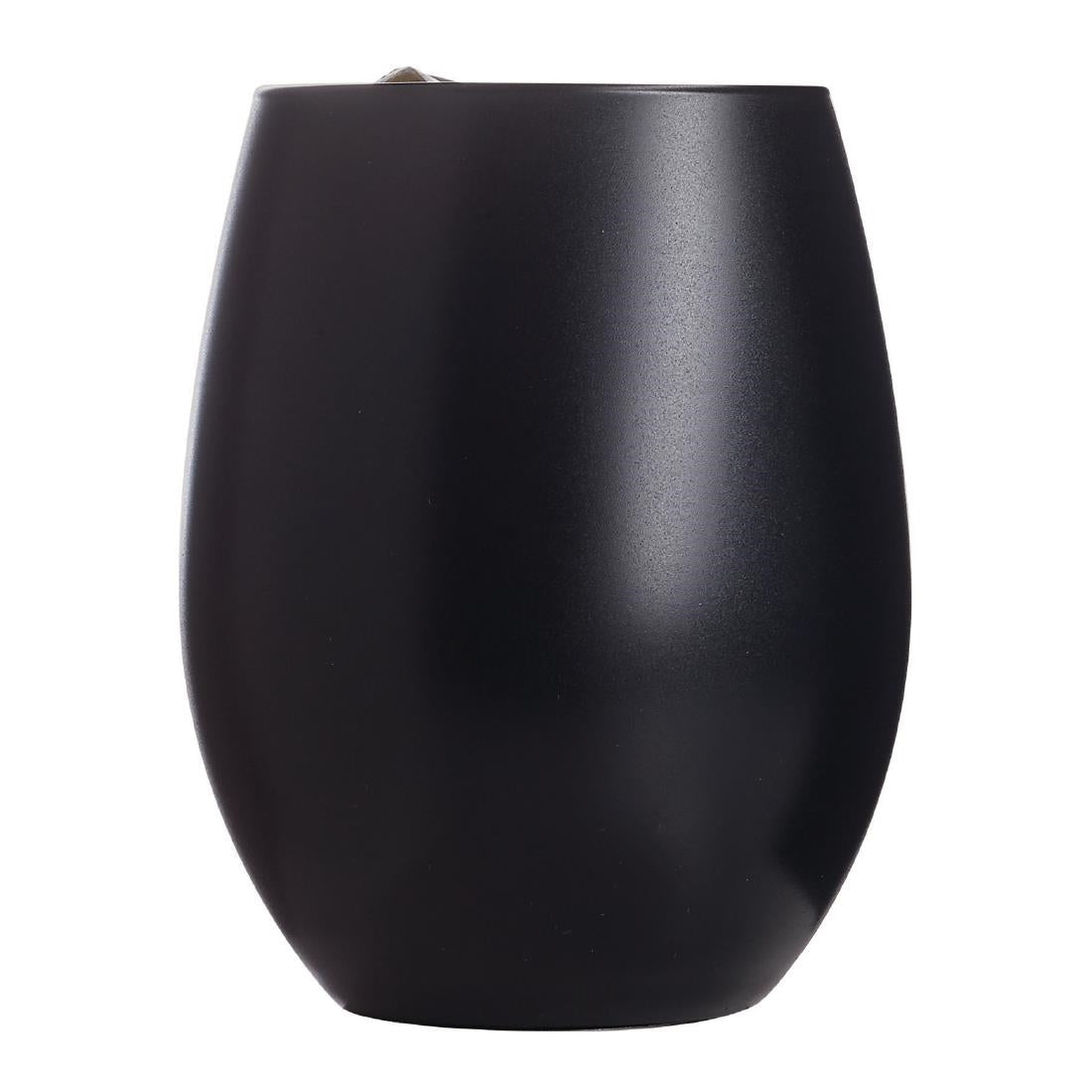 Chef & Sommelier Primary Black Matt Tumblers 360ml (24 Pack)