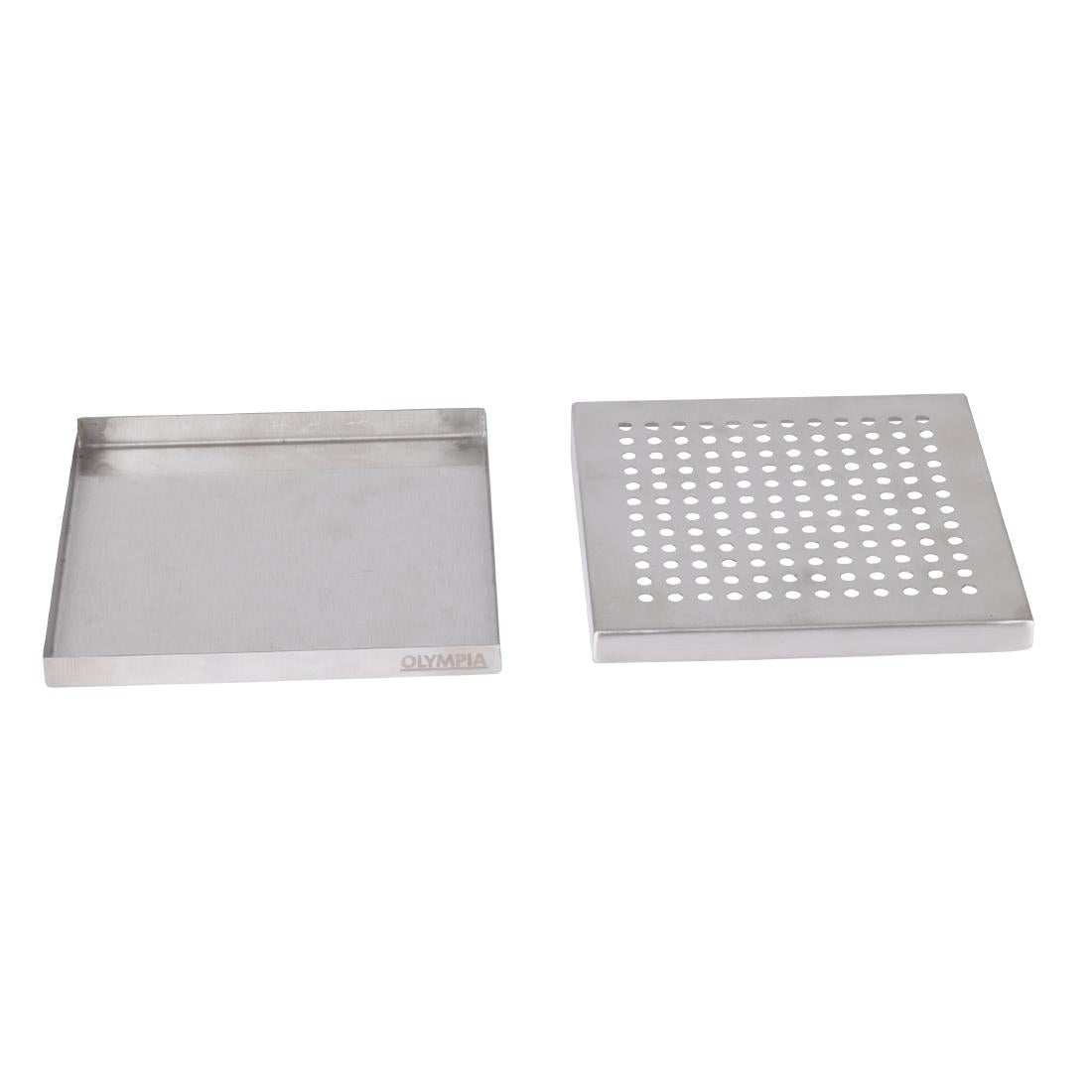 Olympia Stainless Steel Drip Tray 150x150mm