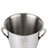 Olympia Flare Wine Bucket Hammered Stainless Steel 4.3Ltr