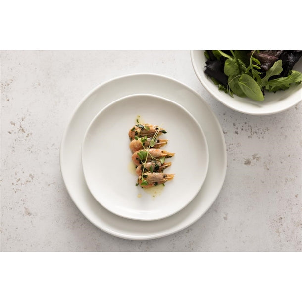 Olympia Chia Plates White 270mm (6 Pack)