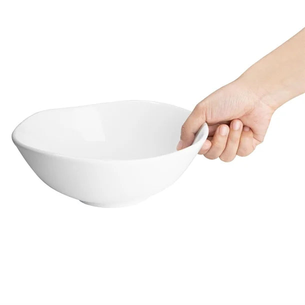 Olympia Chia Deep Bowls White 210mm (6 Pack)