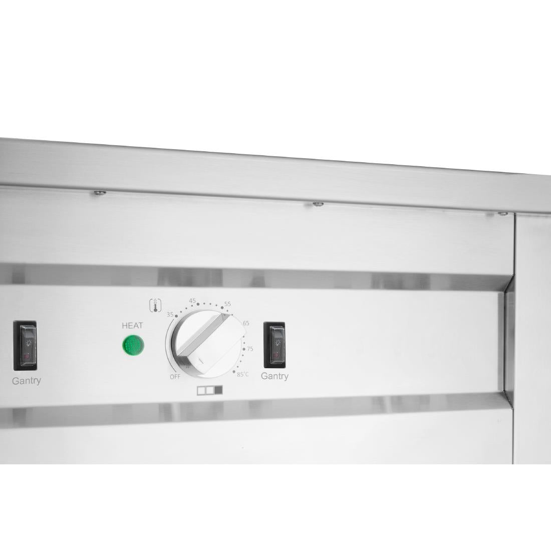 Buffalo Mobile Servery with Solid Heated Top 3x 1/1 GN