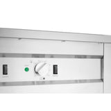 Buffalo Mobile Servery with Solid Heated Top 4x 1/1 GN