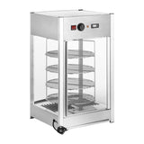 Buffalo 4 Tier Heated Pizza Display Merchandiser