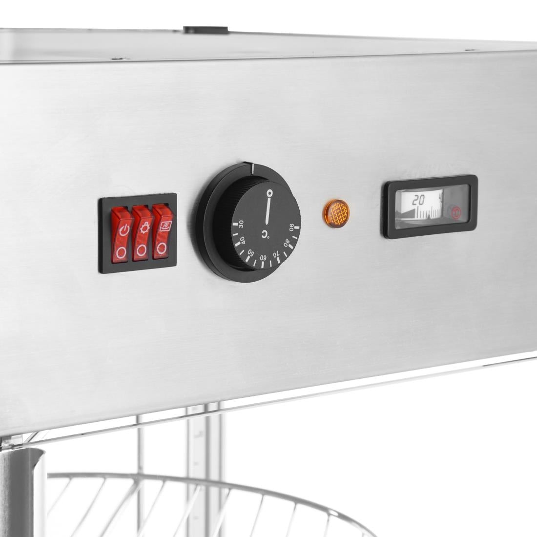 Buffalo 4 Tier Heated Pizza Display Merchandiser