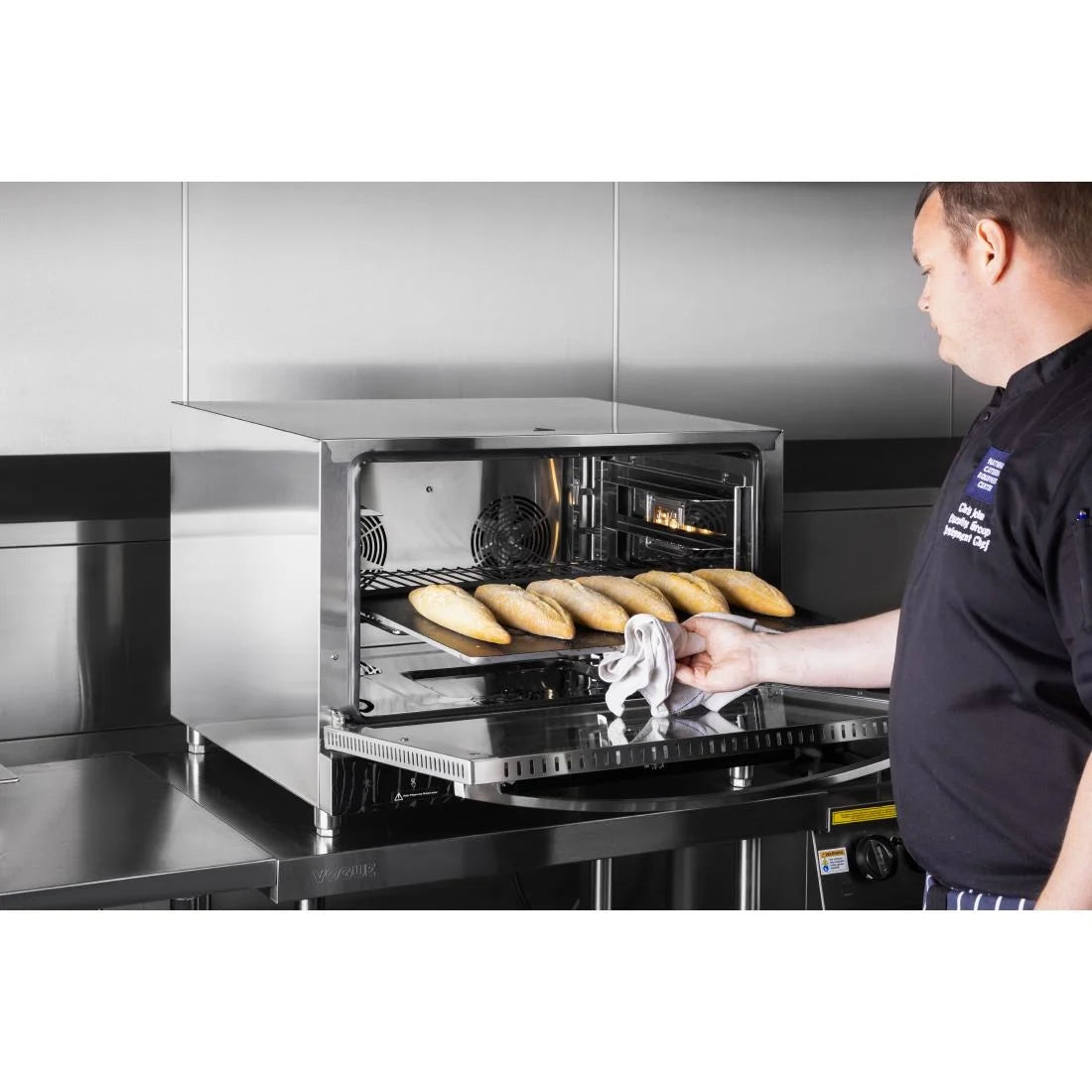 Buffalo Bakery Convection Oven with Steam 100Ltr Single Phase