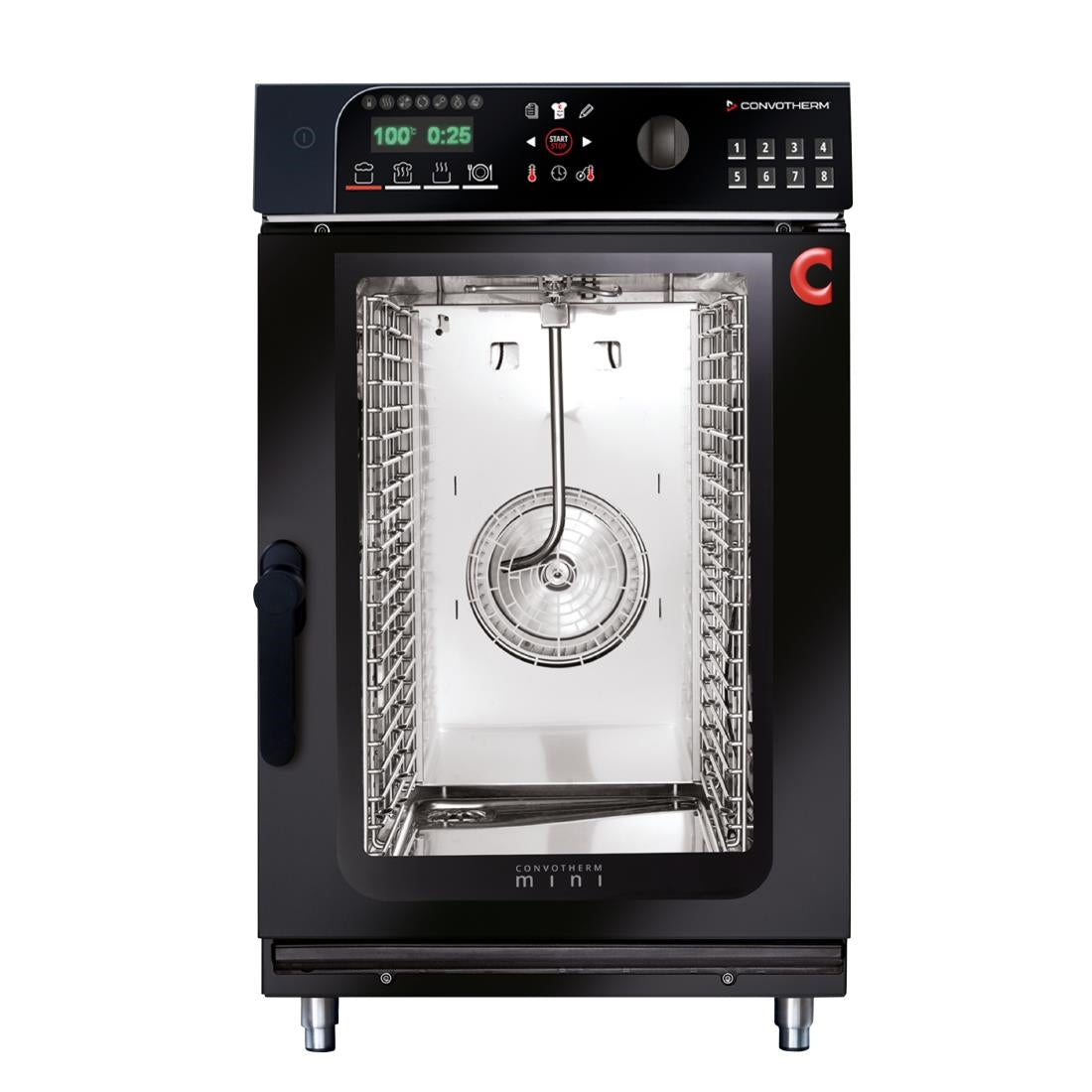 Convotherm Mini Black Standard Electric Combi Oven Left Hinged Door 10.10