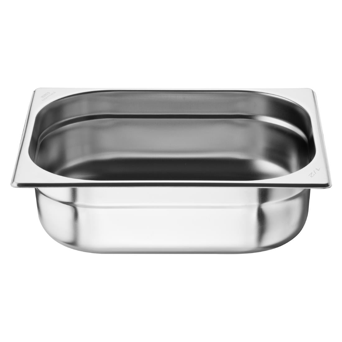 Nisbets Essentials Stainless Steel 1/2 Gastronorm Tray 100mm ( 3 Pack)