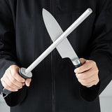 Vogue Heavy Duty Diamond Knife Sharpening Steel 30.5cm