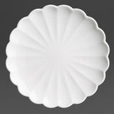 Olympia Bloom Scalloped Plates White 175mm (6 Pack)