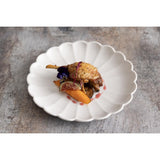 Olympia Bloom Scalloped Plates White 226mm (6 Pack)