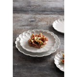 Olympia Bloom Scalloped Bowls White 230mm (6 Pack)