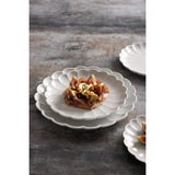 Olympia Bloom Scalloped Plates White 276mm (4 Pack)