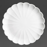 Olympia Bloom Scalloped Plates White 276mm (4 Pack)