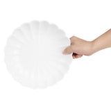 Olympia Bloom Scalloped Bowls White 230mm (6 Pack)