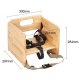 Bolero Booster Seat Natural Wood