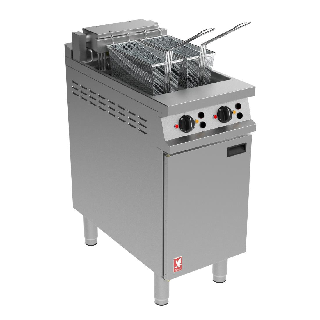 Falcon Dominator Plus E3845FX Twin Pan Programmable Electric Filtration Angel Fryer