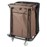 Jantex 2 Compartment Linen Trolley 2x100Ltr