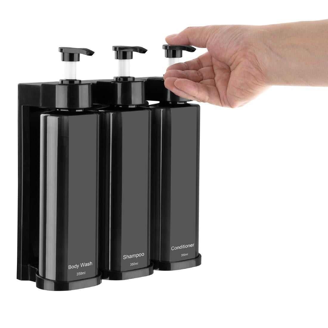 Nisbets Essentials Triple Shower Pump Dispenser