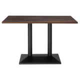 Bolero Indoor Dining Table Dark Wood 1200mm