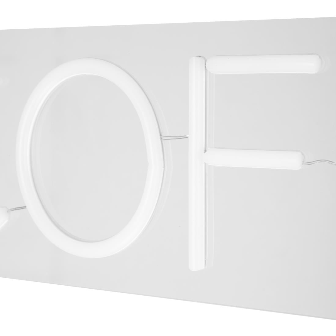 Bolero Neon Coffee Wall Sign Bold