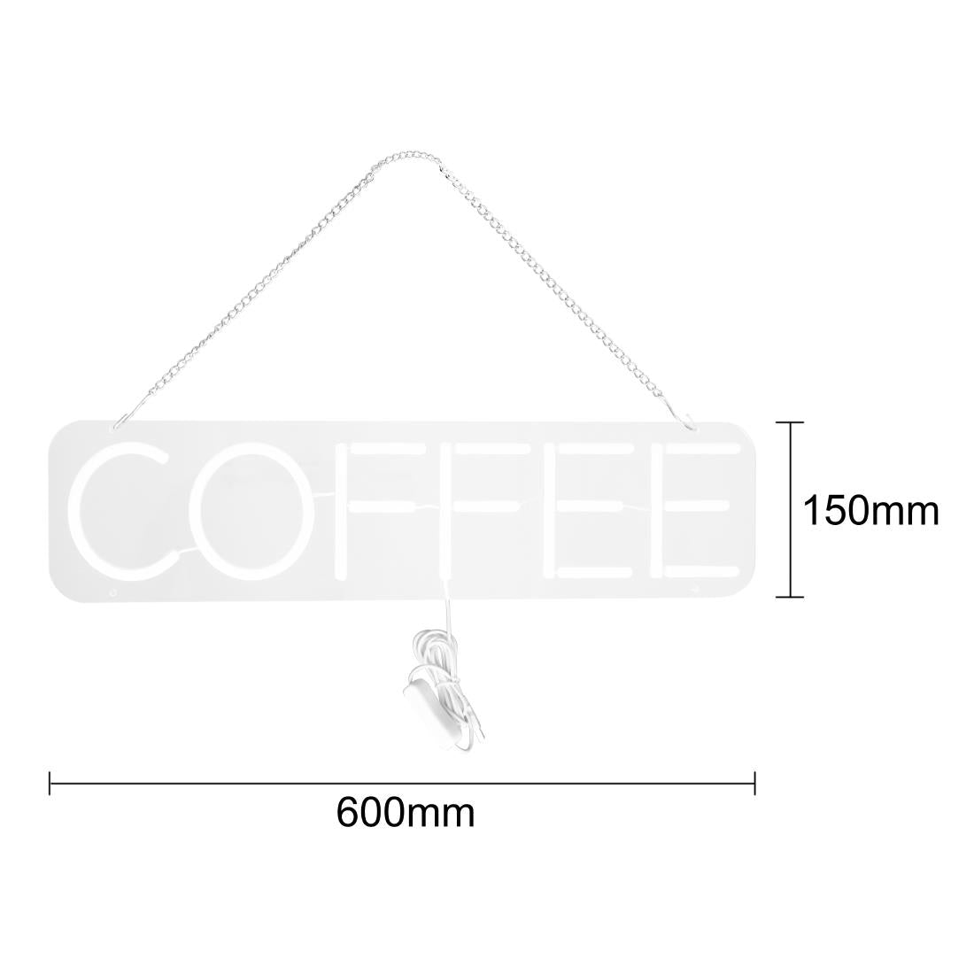Bolero Neon Coffee Wall Sign Bold