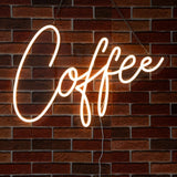 Bolero Neon Coffee Wall Sign Script