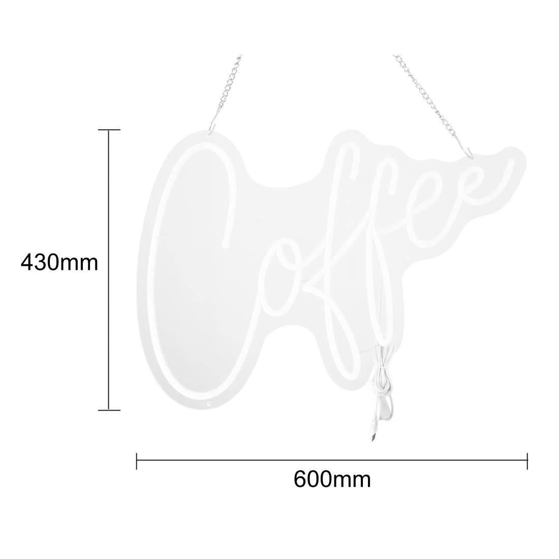 Bolero Neon Coffee Wall Sign Script
