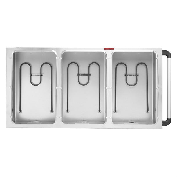 Buffalo Mobile Bain Marie Trolley 3x 1/1GN