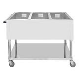 Buffalo Mobile Bain Marie Trolley 3x 1/1GN