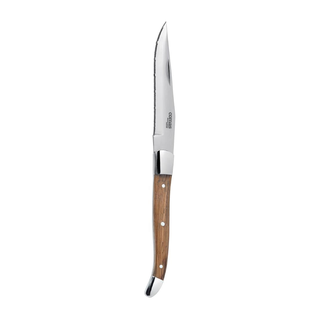 Comas Alps Pakka Wood Steak Knives (6 Pack)