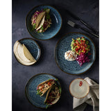 Churchill Envisage Cascade Sapphire Blue Natural Bowls 220mm (6 Pack)