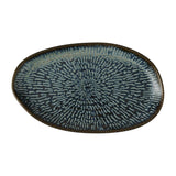 Churchill Envisage Cascade Sapphire Blue Natural Oblong Plates 219x130mm (6 Pack)