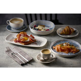 Churchill Lyra Blue Walled Plates 260mm (6 Pack)