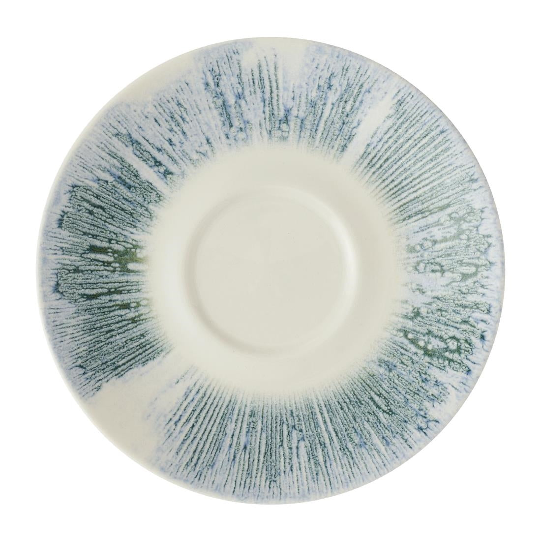 Churchill Lyra Blue Cappuccino Saucers 156mm (12 Pack)