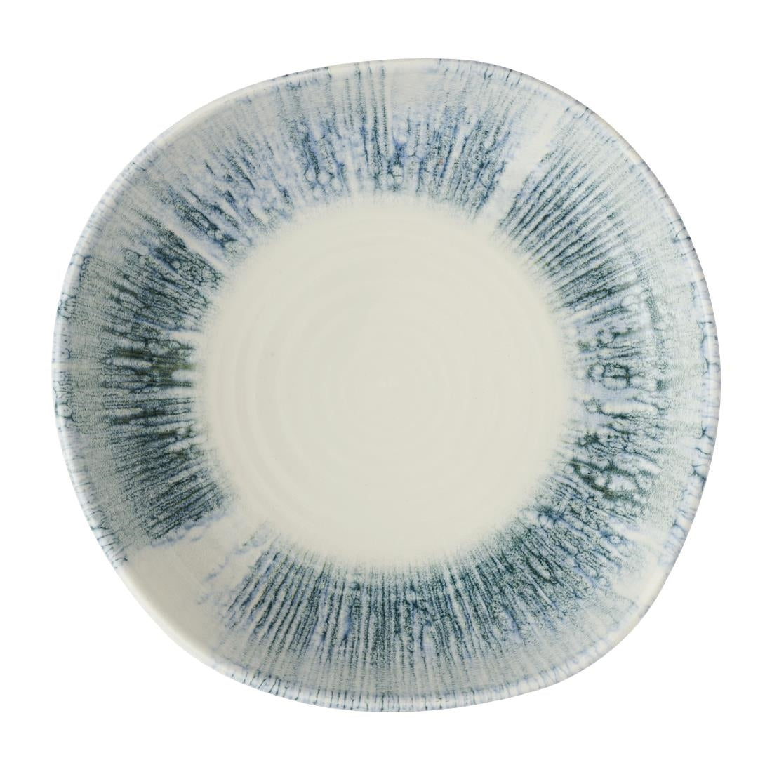 Churchill Lyra Blue Organic Walled Bowls 200mm (6 Pack)