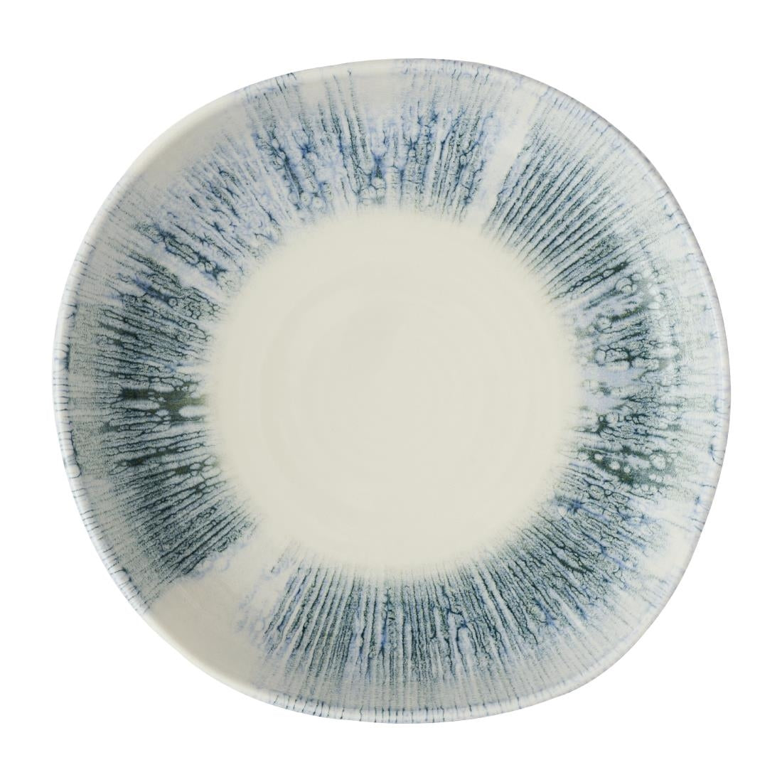 Churchill Lyra Blue Organic Walled Bowls 230mm (6 Pack)