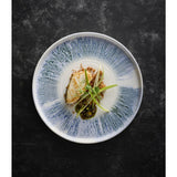 Churchill Lyra Blue Walled Plates 260mm (6 Pack)