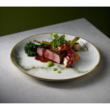 Churchill Stonecast Spice Barley White Coupe Plates 260mm (12 Pack)