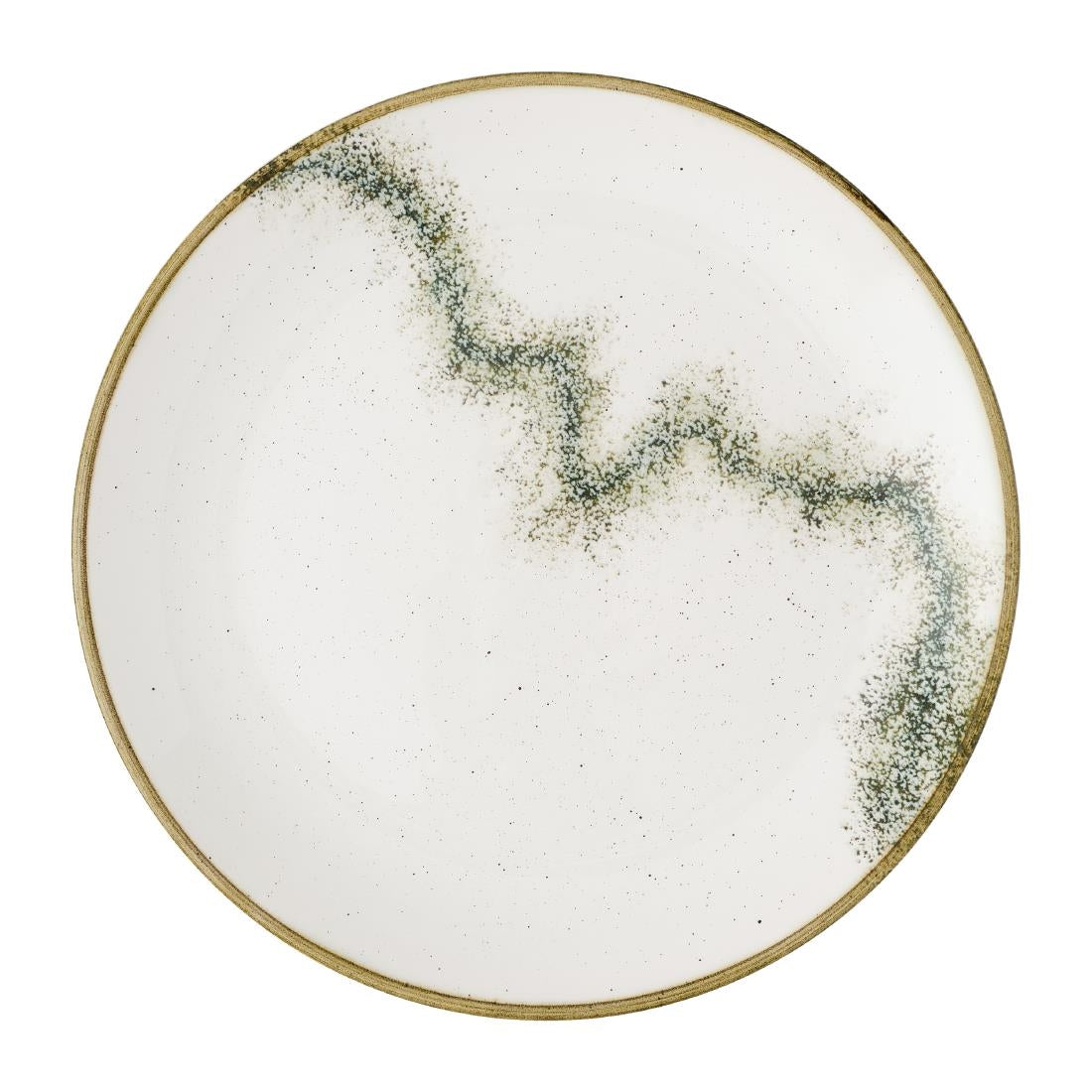 Churchill Stonecast Spice Barley White Coupe Plates 260mm (12 Pack)